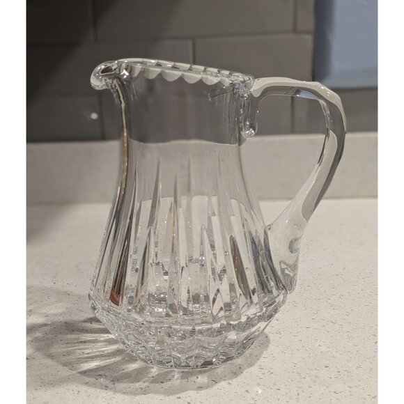 Nachtmann 40 Oz Crystal Pitcher Patrizia Pattern Glass Jug decor - Picture 2 of 14